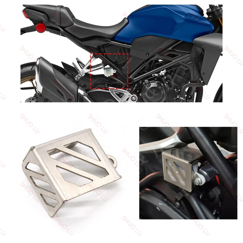 

For Honda CB125R CB150R CB250R CB300R CB 300R 250R 150R 125R Motorcycle Accessories Rear Brake Fluid Reservoir Guard Protector
