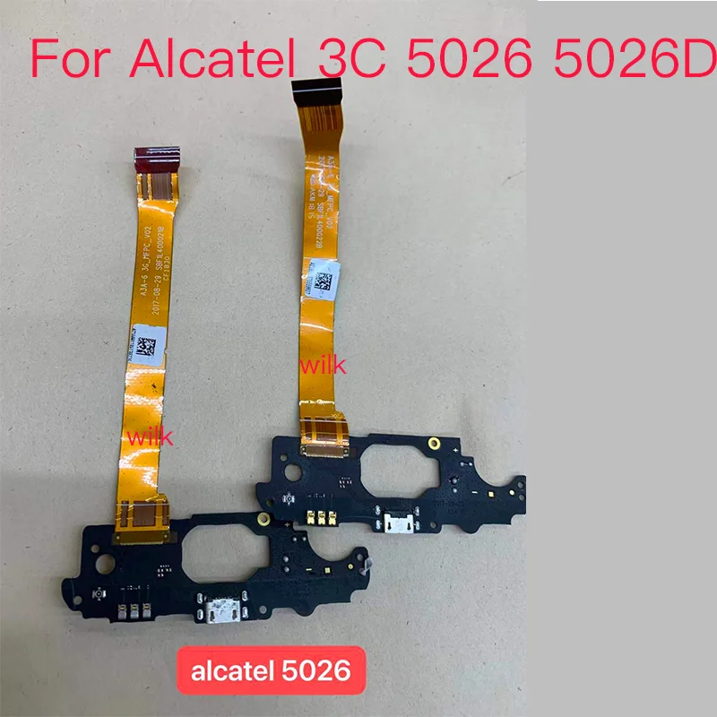USB Port Charging Board For Alcatel 3C 5026 5026D Dock Flex cable Repair Parts | Mobile Phone Cables