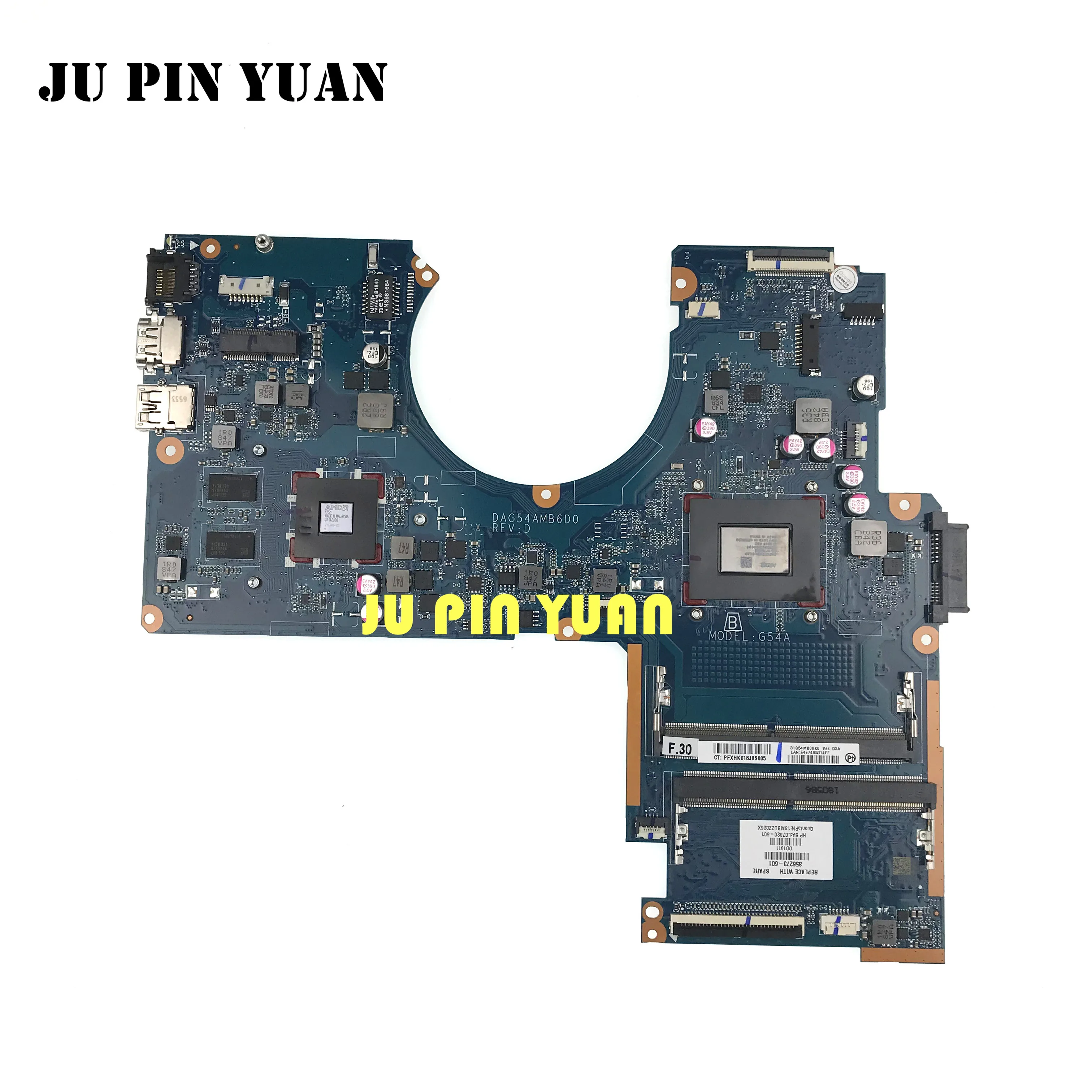 Preise Für Hp PAVILION 15-AW Notebook Pc 856273-601 856273-501 856273-001 DAG54AMB6D0 Laptop Motherboard Mit R16M M1-70 2GB A10-9600P