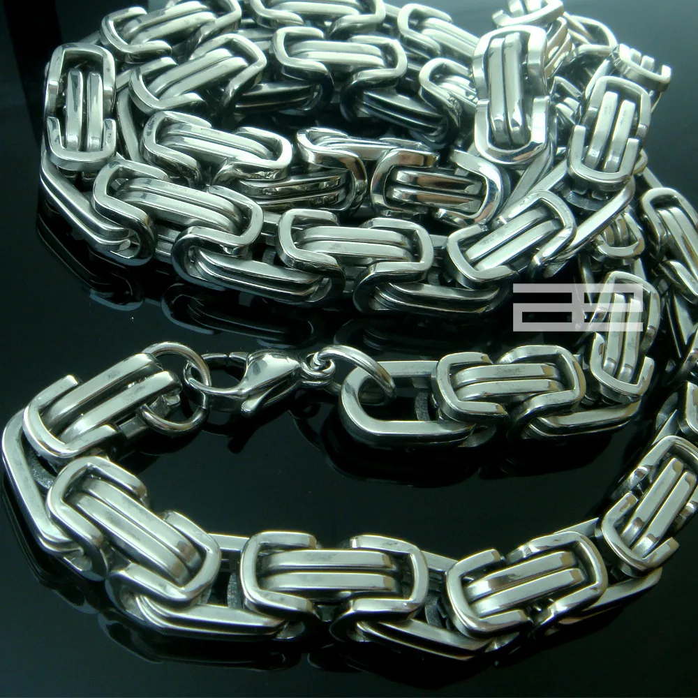 9CT White Gold GF 55cm or 70cm Length Men Women Solid Heavy Necklace Chain N190 | Украшения и аксессуары