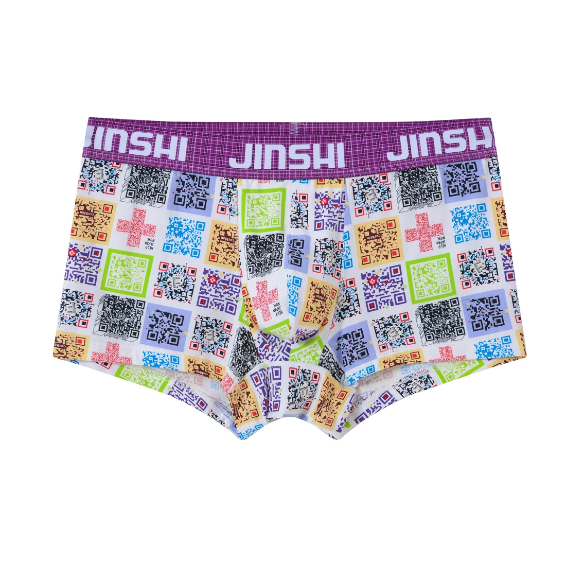 Men Boxer Shorts Sexy Print Popular Style Bodysuit Bamboo BoxerBriefs Mens Underwear Male Panties