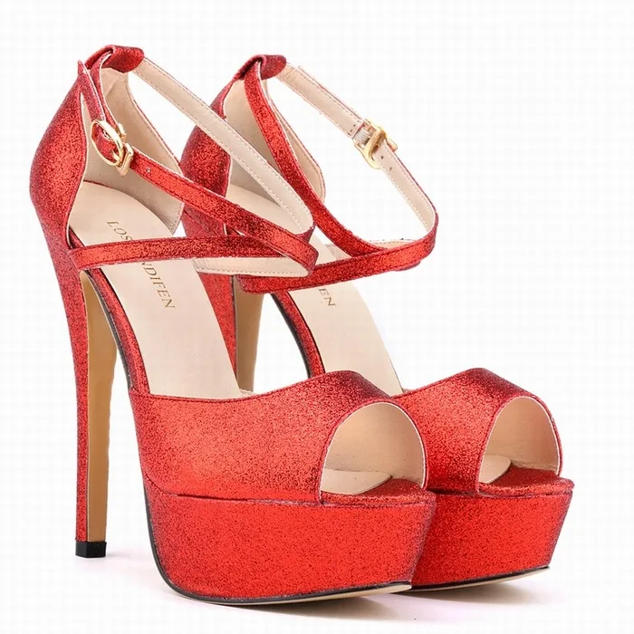 

style slim ultra-fine high heel waterproof platform hollow fish mouth female sandals