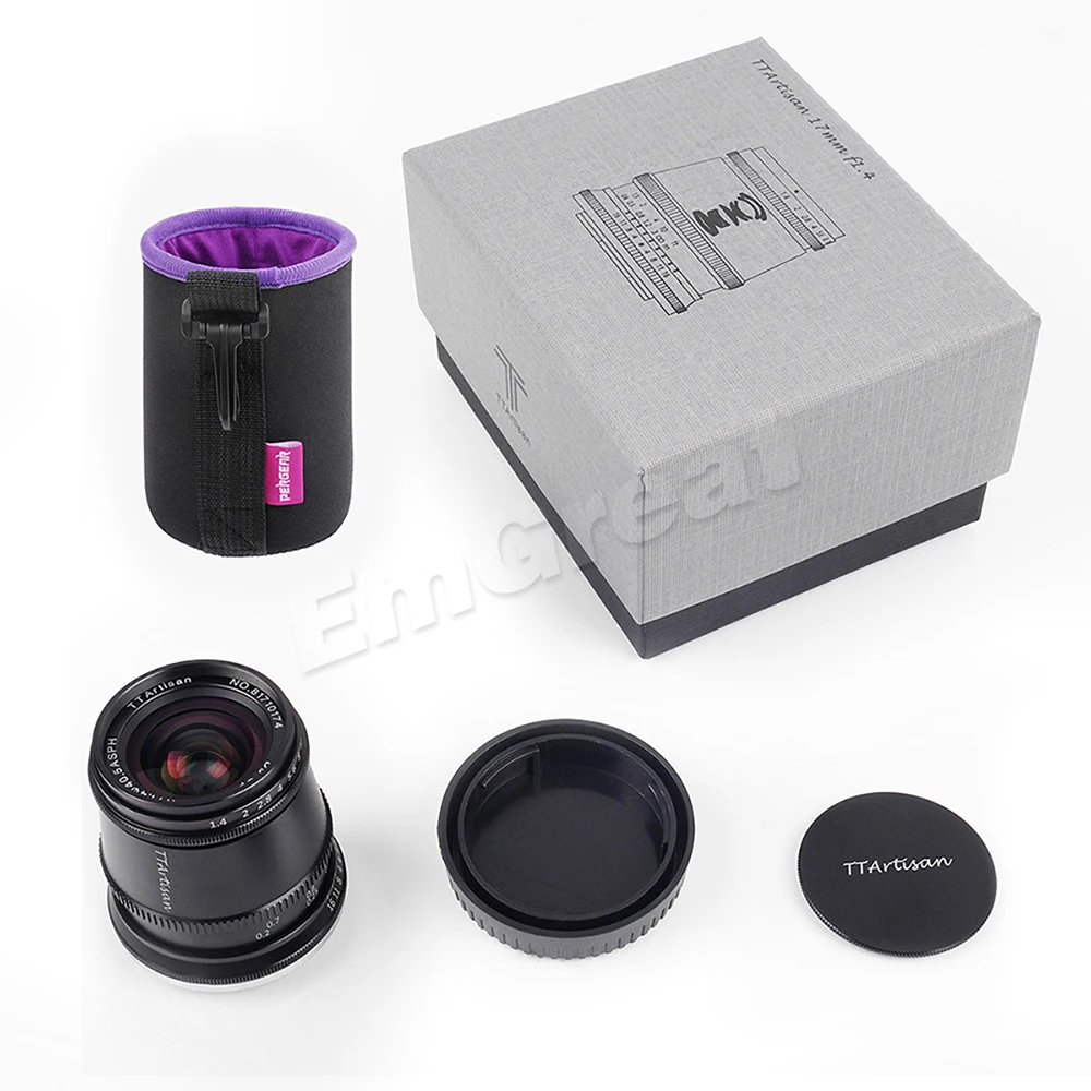 

TTartisan 17mm F1.4 APS-C Wide-Angle Lens Manual Focus For Sony E-Mount Fuji X-Mount M4/3 Camera X-T3 X-T30 E-M10II A6300 A6500