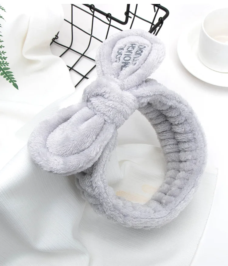 Повязка для волос мытья лица мягкая теплая повязка на голову из кораллового