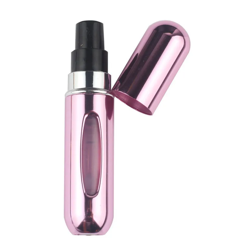 Fashion Mini Refillable Perfume Bottle Canned Air Spray Bottom Pump Perfume Atomization for Travel 5ml Travel needs - Цвет: HLYHTHT005-12