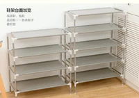 stainless steel multifunctional storage rack wrought iron shoe cabinet