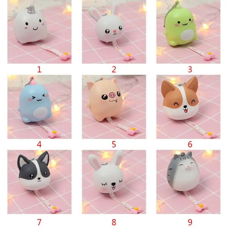 

2021 Hot SaleNew Portable Cartoon Retractable Ruler Centimeter/inch Tape Measure Mini Ruler