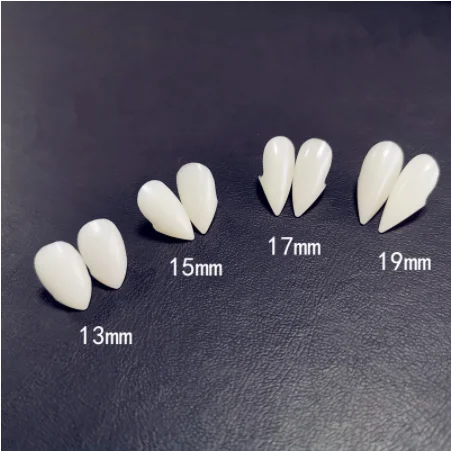 Оптовая продажа комплектов из 2 предметов Зубы вампира зомби привидение-дьявол