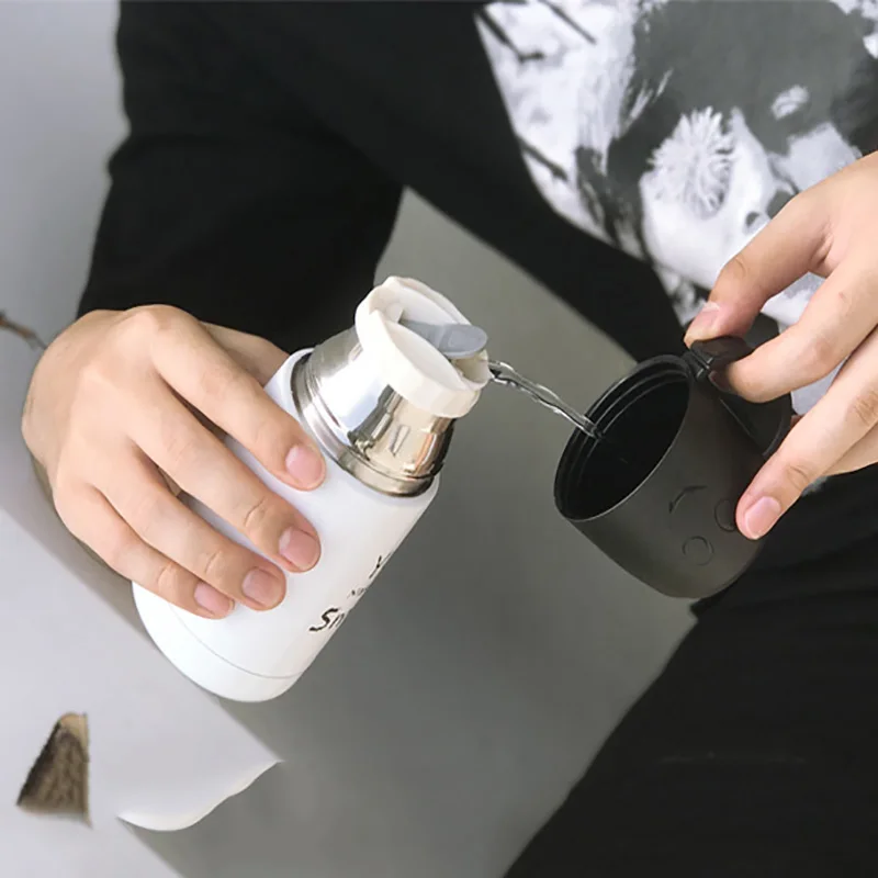 Smile Face термос чашки портативная бутылка для воды взрослых дорожные бутылки