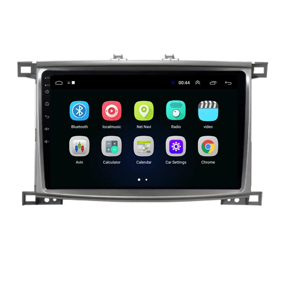 4G LTE Android 8,1 для Toyota Land cruiser 100 LC 100 Мультимедиа стерео автомобильный dvd-плеер навигация gps радио