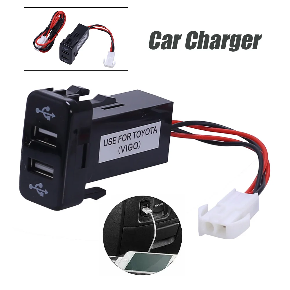 12V 24V Auto 5V/2.1A Dual USB Port Charging Car Charger Double Socket For Quick Charge For Mobile Phone
12V 24V Auto 5V/2.1A Dual USB Port Charging Car Charger Double Socket For Quick Charge For Mobile Phone