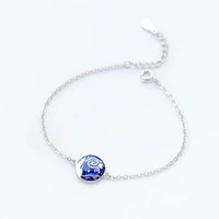2021 new romantic van gogh starry sky charm bracelet original gift ladies temperament fashion bracelet