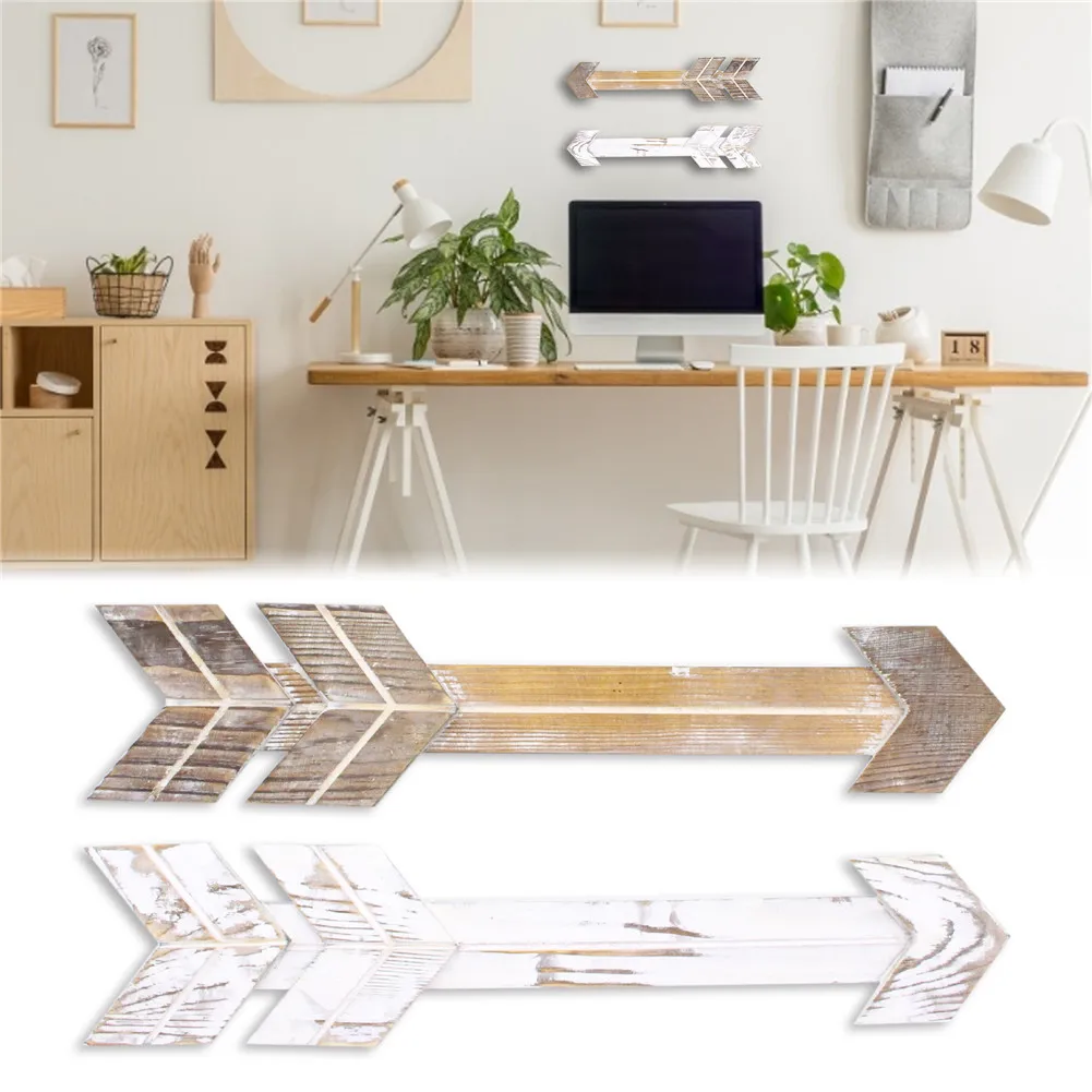 Деревянные стрелы в стиле ретро вывеска сельском искусство на стену ремесла для