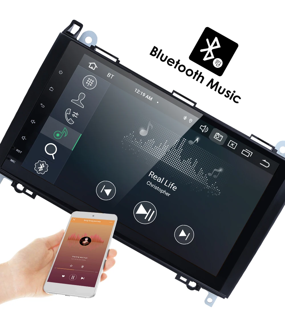 4G+ 64G 4GWIFI 2din no-DVD gps головное устройство для Mercedes Benz B200 A B класс W169 W245 Viano Vito W639 Sprinter W906 Bluetooth радио
