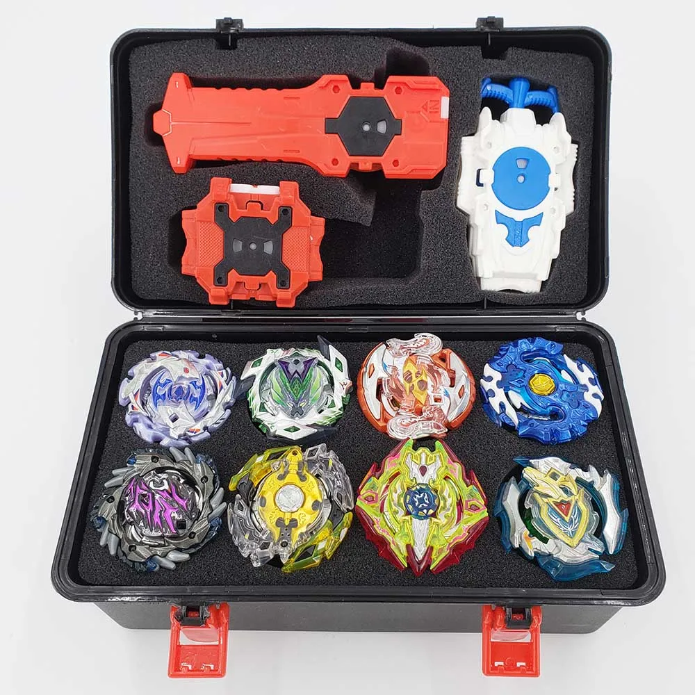 SNH-PT-4 Набор топов пусковых устройств Beyblade Toupie Metal God Burst spinning top Bey Blade Blades Toy bay blade bables - Цвет: SNH-PT-4