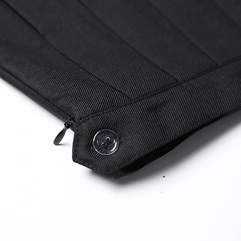 

Sexy Women High Waist Pleated Skirt 2021 New Spring and Autumn Breathable Slim A-Line Skirt Xs-3Xl Pure Color Boutique Skirt