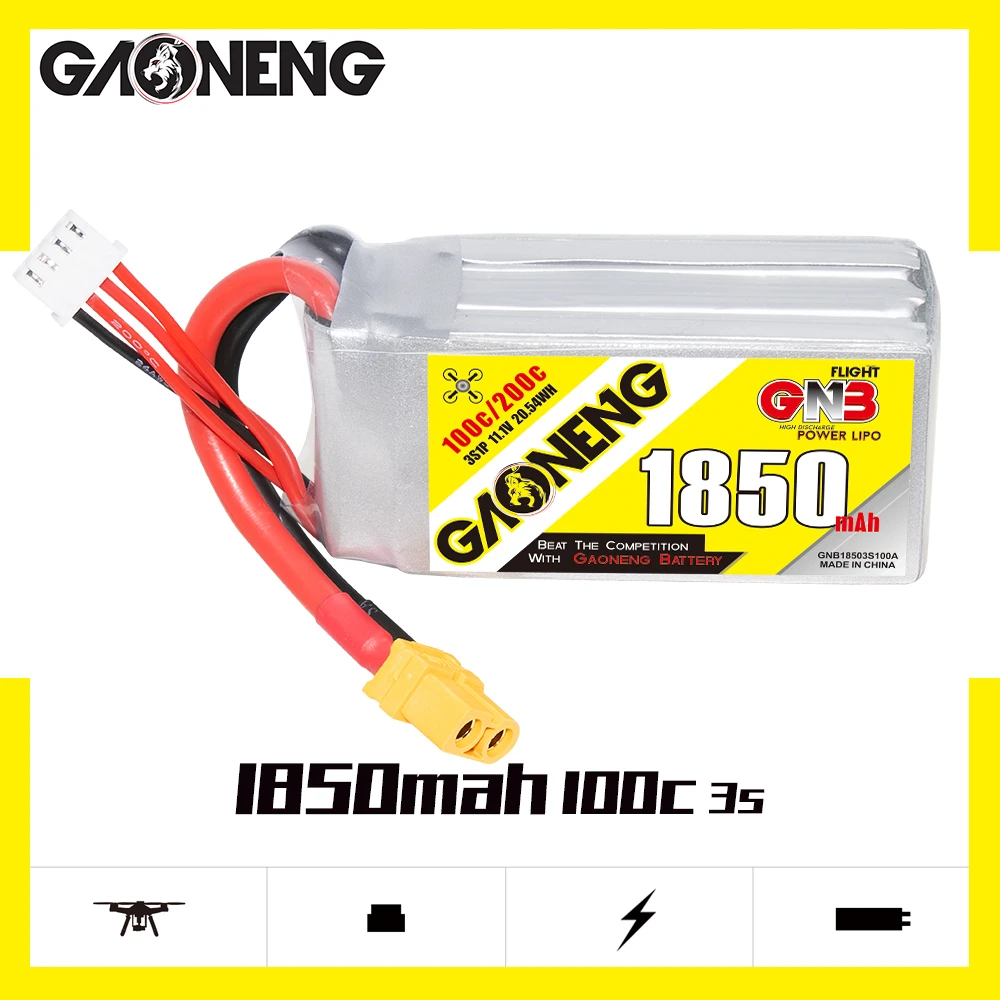 Аккумулятор GAONENG GNB 1850 мАч 3S1P 11 1 В c |