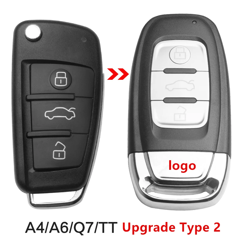 Модифицированный чехол для автомобильного ключа с дистанционным управлением Audi