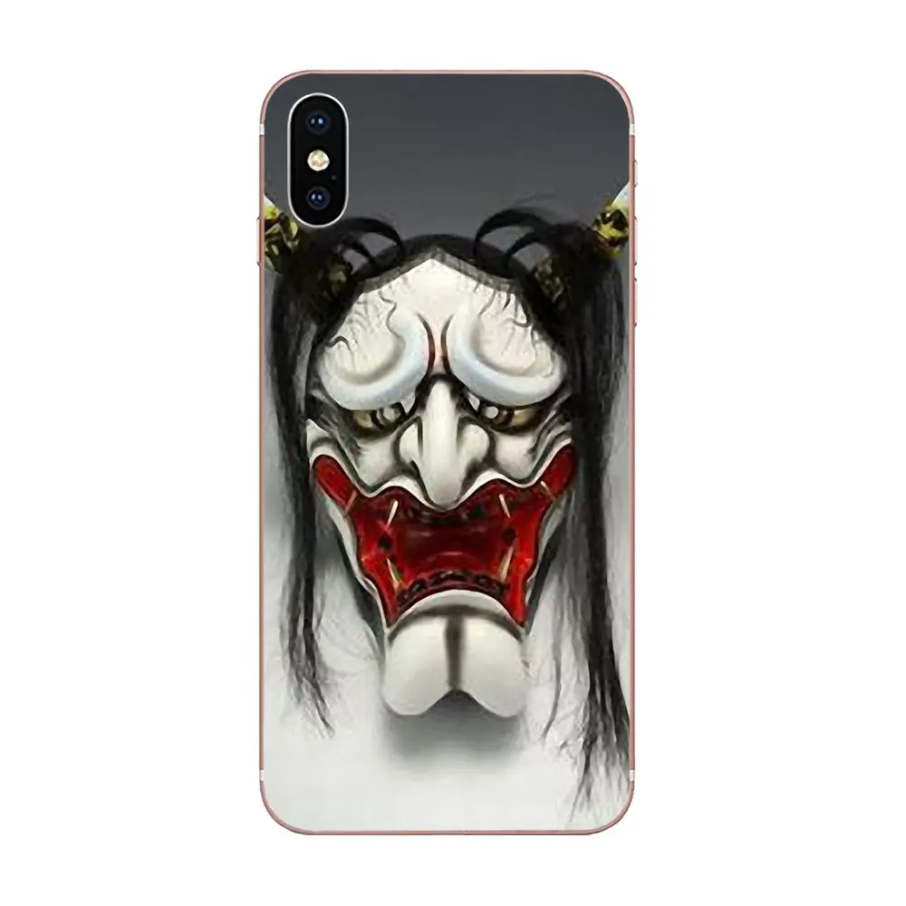 Японская демоническая маска для Xiao mi 3 4 4C 4i 5 5s 5X6 6X8 SE Pro Lite A1 Max x 2 Note Diy чехол