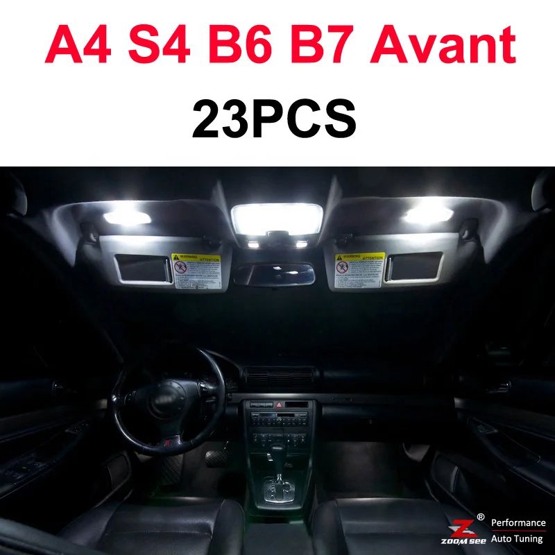 Светодиодная лампа Canbus для салона Audi A4 S4 RS4 B5 B6 B7 B8 ( 1996 2015)|overhead light|audi rs4 kitled light interior