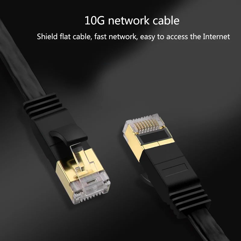 Лидер продаж плоский Ethernet Кабель CAT 7 для домашнего и офисного использования