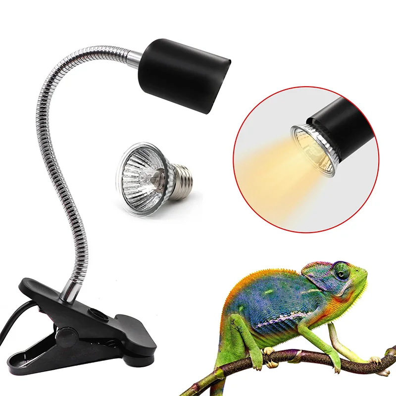 

220V Reptile Heat Lamp Bulb Lamp for Turtle Tortoises Heating Lamp Holder Thermometer Hygrometer Turtle Tortoises Basking