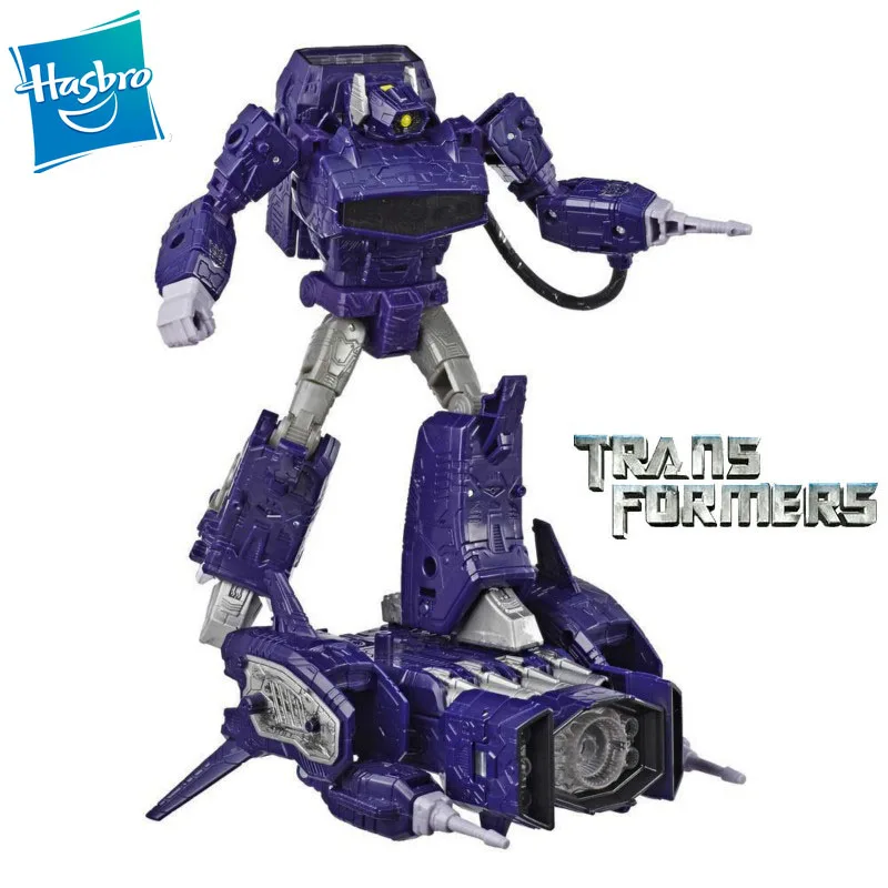 

17cm NEW Hasbro Transformers Generations War for Cybertron: Siege Figurine Shockwave WFC-S14 De Classe Leader PVC Action E3576