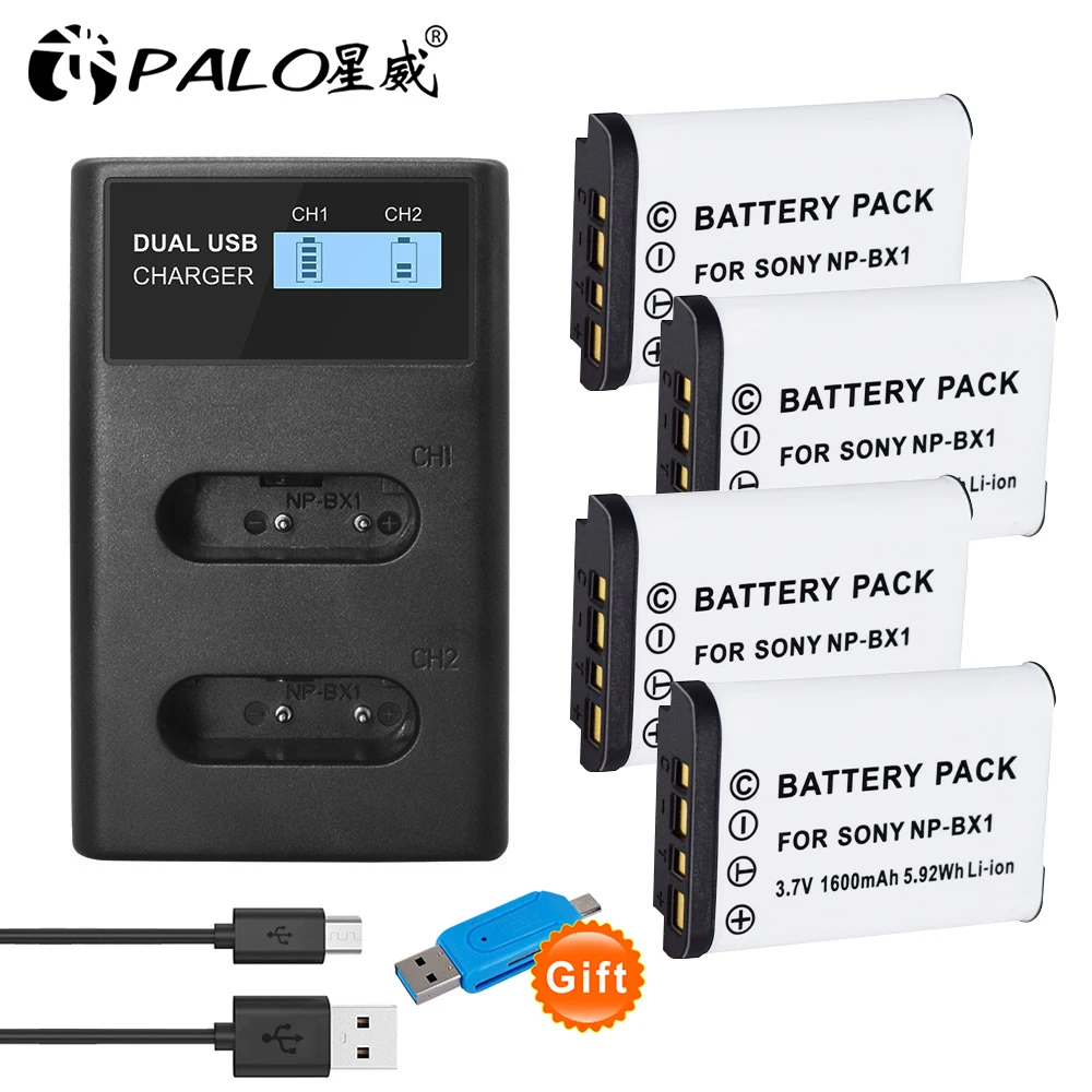 Аккумулятор для SONY NP-BX1 npbx1 np bx1 RX100 M7 M6 AS300 HX400 HX60 WX350 AS300V FDR-X3000R HDR-AS300R | Электроника