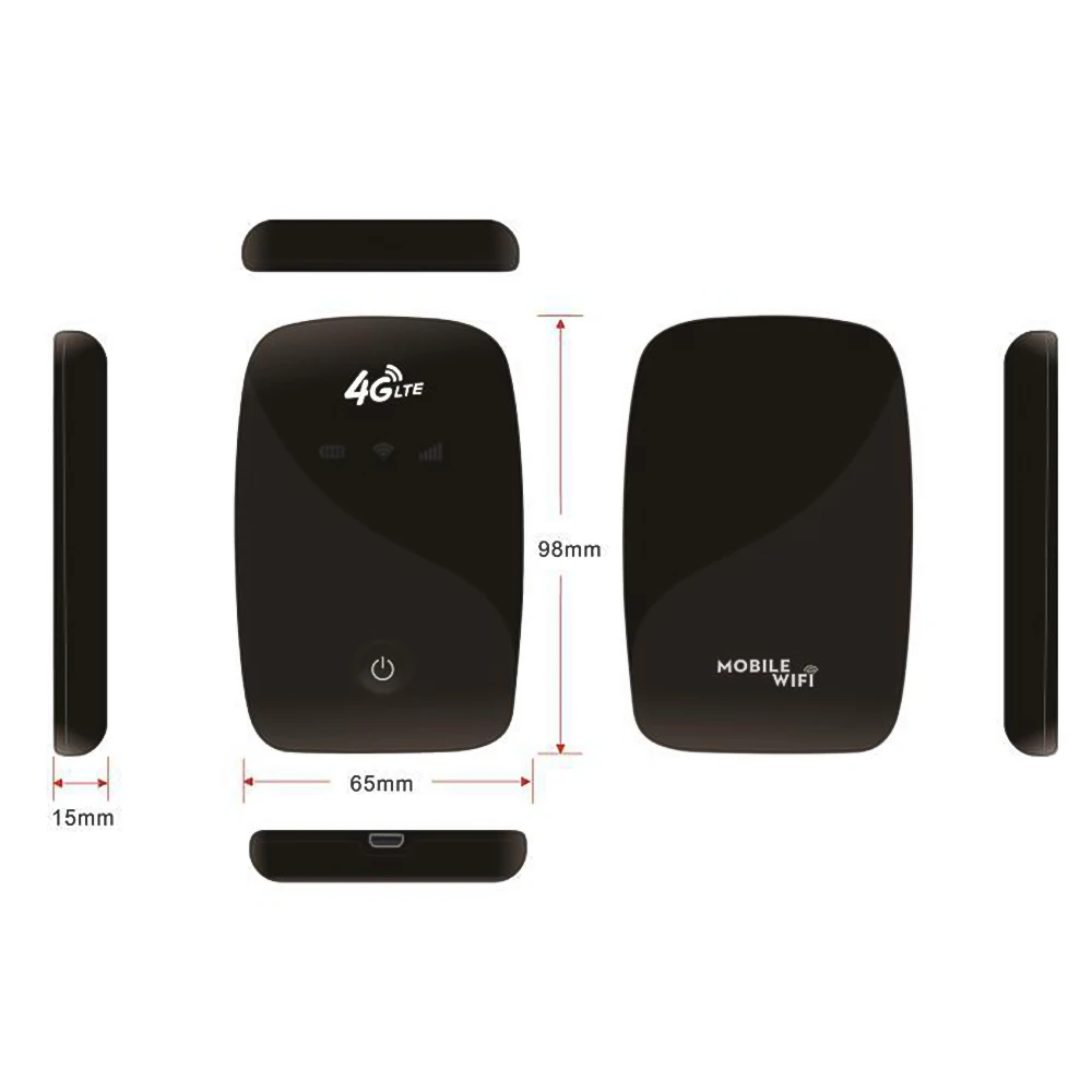 

High Speed 4G Wifi Router Mini Router 3G 4G Lte Draadloze Draagbare Pocket Wifi Mobiele Hotspot Car Universal LCD Display Router