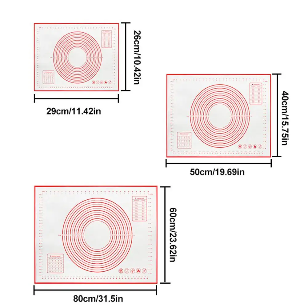 Пищевой Платиновый силикон коврик нескользящий для выпечки лапши 29*26 см 40*50 60*80 |