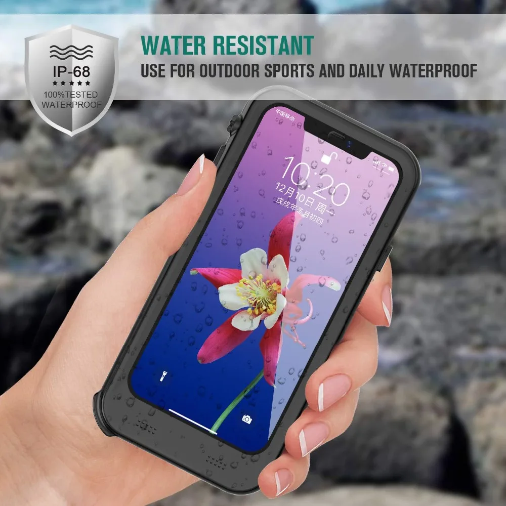 

Waterproof New Full 3600mAh For iPhone XS Power bank case pack backup battery Charge case cover for iPhone X/ XS