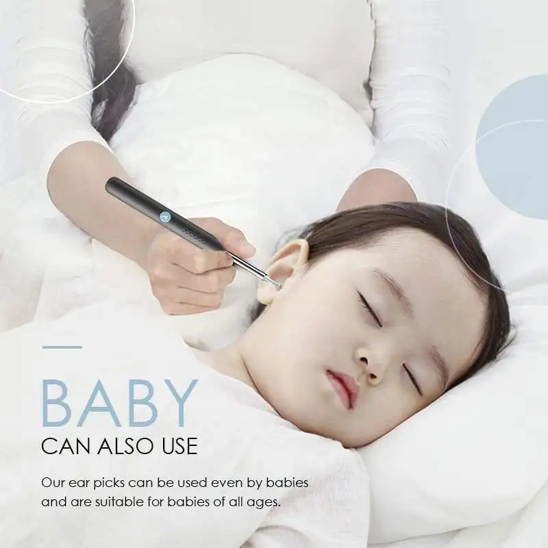 

EAR WAX REMOVER Smart Visual Ear Sticks Endoscope 300W High Precision Earpick Mini Camera Otoscope Health Care Ear Cleaner