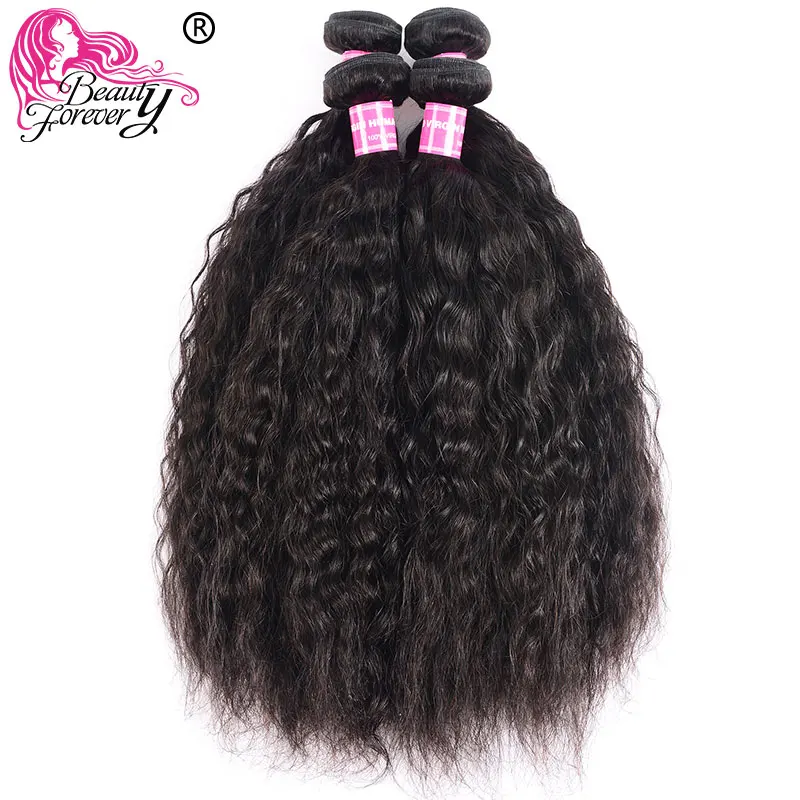 Beauty forever супер волнистые бразильские волосы плетение 3 пучка Remy человеческие волосы ткачество Natual цвет 8-326 дюймов волосы