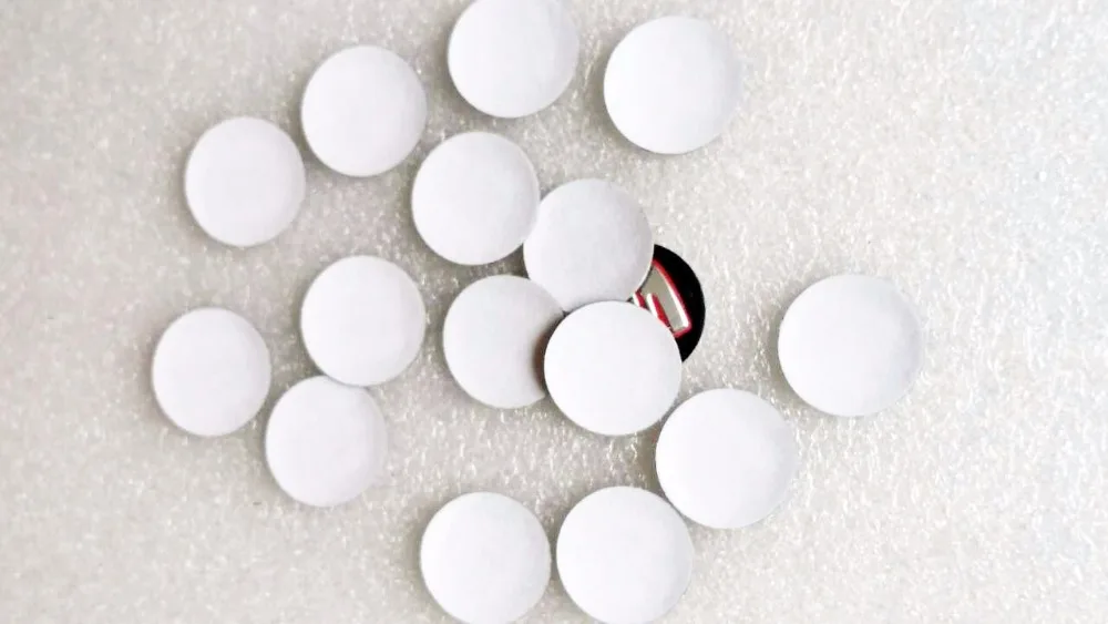 100 шт./лот 14 мм эмблема ключа для флипа Автомобильный ключ алюминиевая наклейка