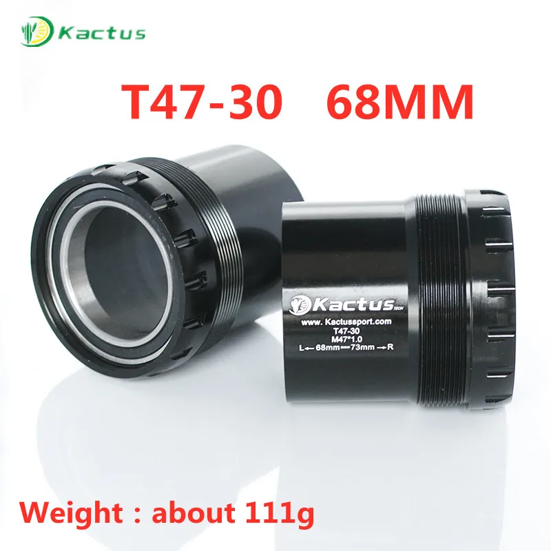 

NEW KACTUS T47-30 68mm Bottom Braket Bicycle Accessories Ceramic Bearing for SRAM Rival 22\Force22\S900\S952 BB30 Crankse