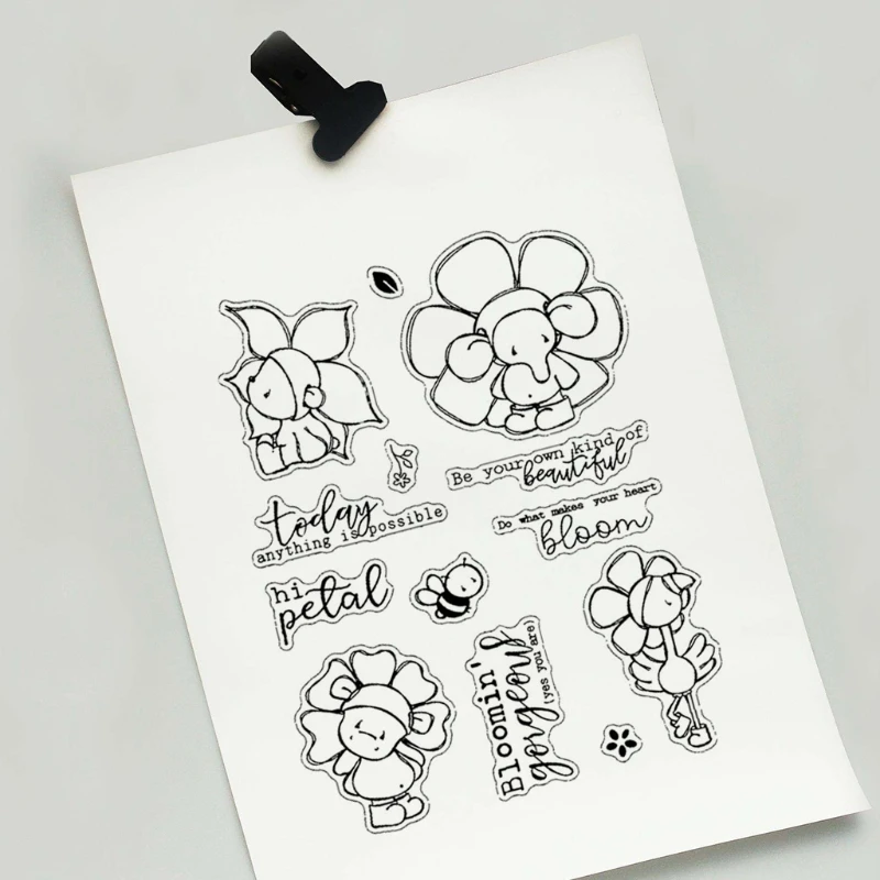

Embossing DIY Stencil Silicone Mould, Album Paper Card Making Printing Mould for Scrapbooking