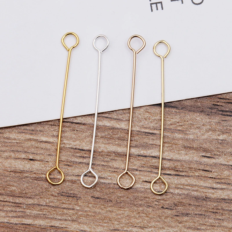 200 шт./лот 30 мм Серьги с Медной головкой для изготовления ювелирных изделий |