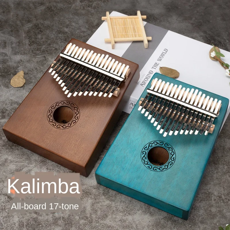 Kalimba 17 клавиш красное дерево большой палец пианино mbira музыкальный