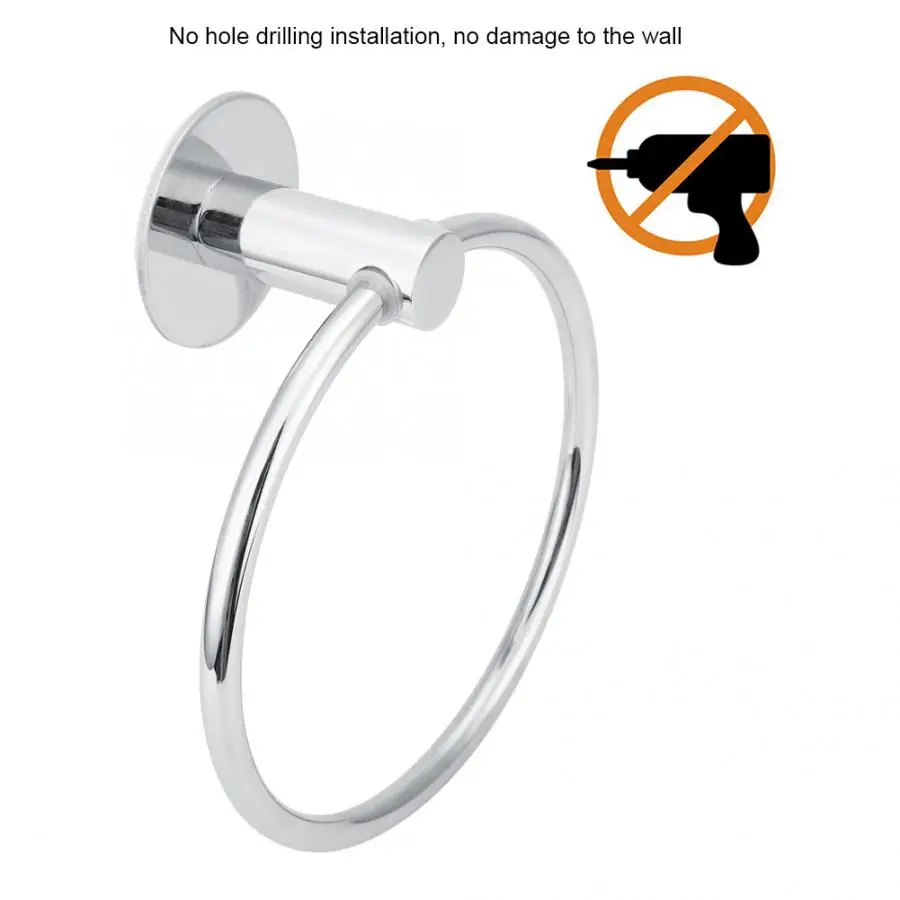 Настенная вешалка для полотенец в ванную комнату|Кольца полотенец| |