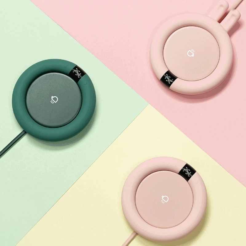 

Cup Warmer Heat Beverage Mug Mat Keep Drink Warm Heater Heating Coaster Pad for Coffee Milk Tea 220V 20W 19QE