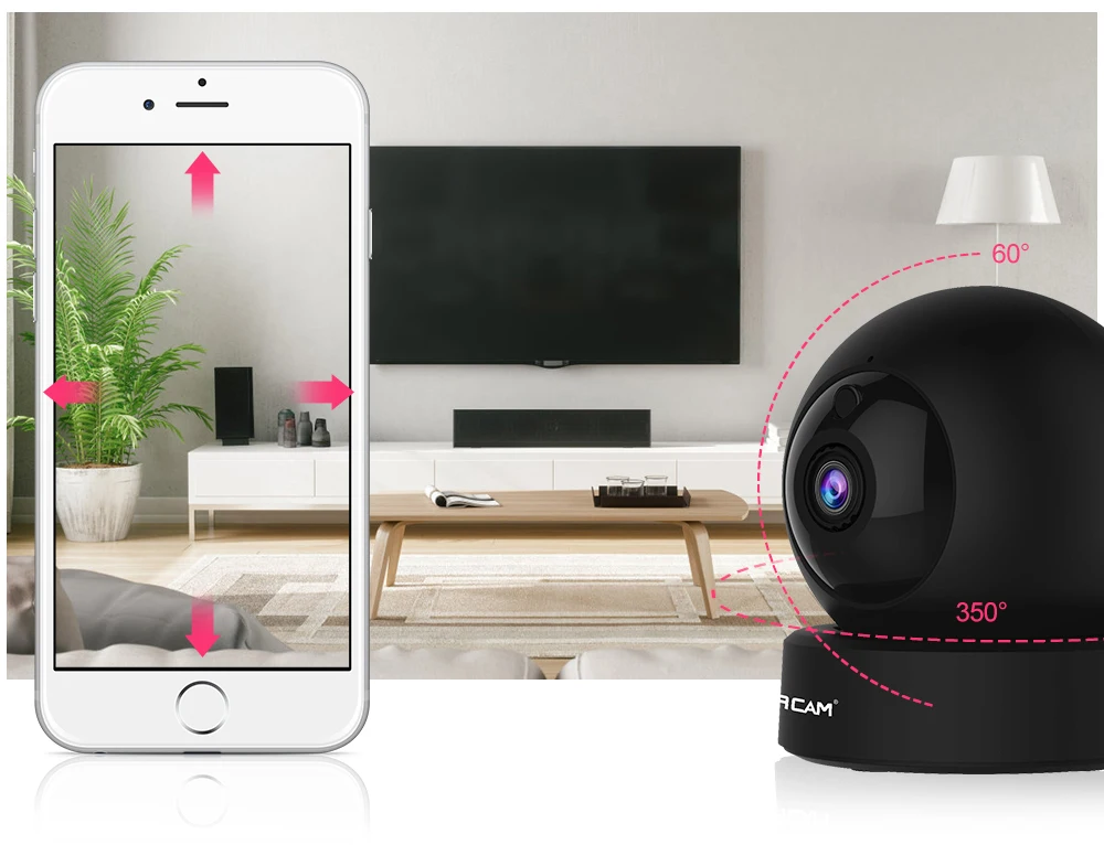 Vstarcam 1080P 2MP купольная мини ip-камера G43S беспроводная Wifi камера безопасности PTZ Cam ИК камера ночного наблюдения для дома детский монитор
