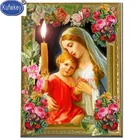 Алмазная живопись 5D сделай сам, девичья детская свеча, цветок, алмазная мозаичная роспись горный хрусталь, вышивка, алмазная художественная картина