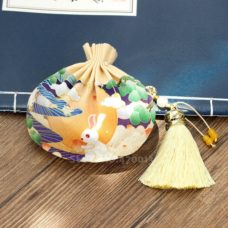 Кошелек с Саше в китайском стиле традиционный атласный винтажный кошелек Hanfu