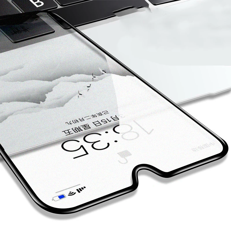 2.5D Black Edge Matte Tempered Glass Protector For Samsung A10S A20S A30S A50S Silk Printing Frosted Screen Film | Мобильные