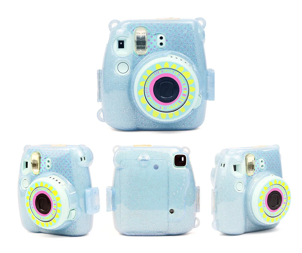 Прозрачный защитный чехол для Fuji Fujifilm Instax camera Instant Mini 9 8 8+ аксессуары
