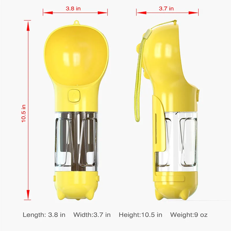 Поилка для домашних животных бутылка с водой собак миска маленьких и больших