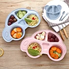 Тарелка из мультипликационная форма автомобиля экологически чистых тарелок для детской еды