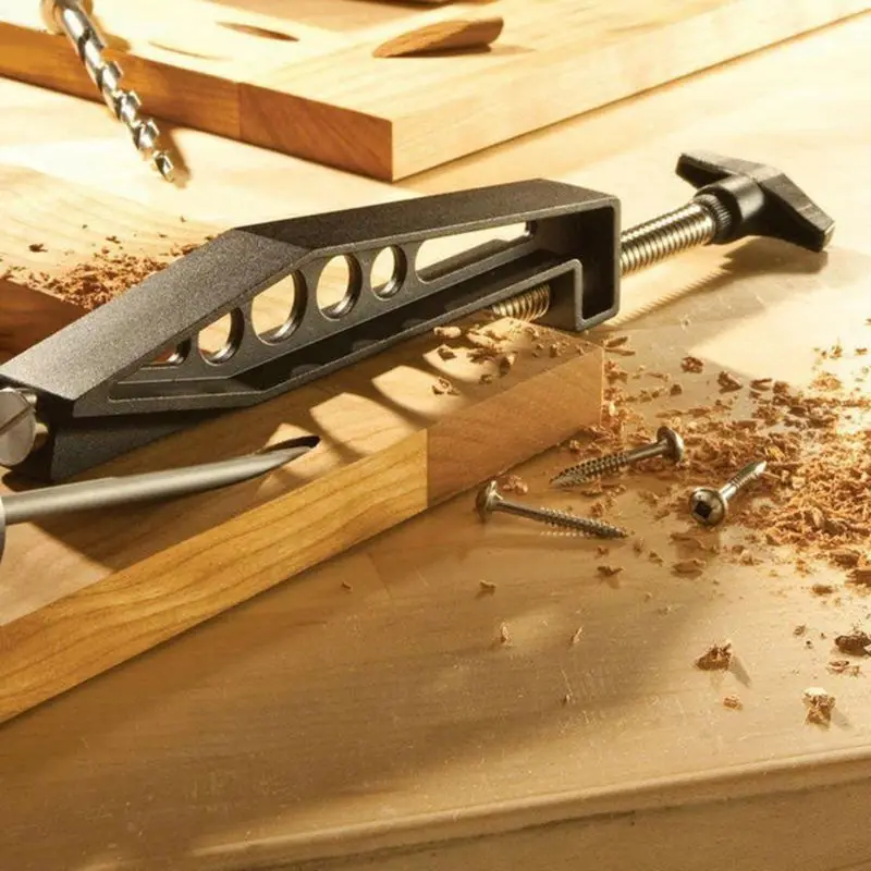 Специальный фиксированный зажим для отверстий под наклоном деревообработки