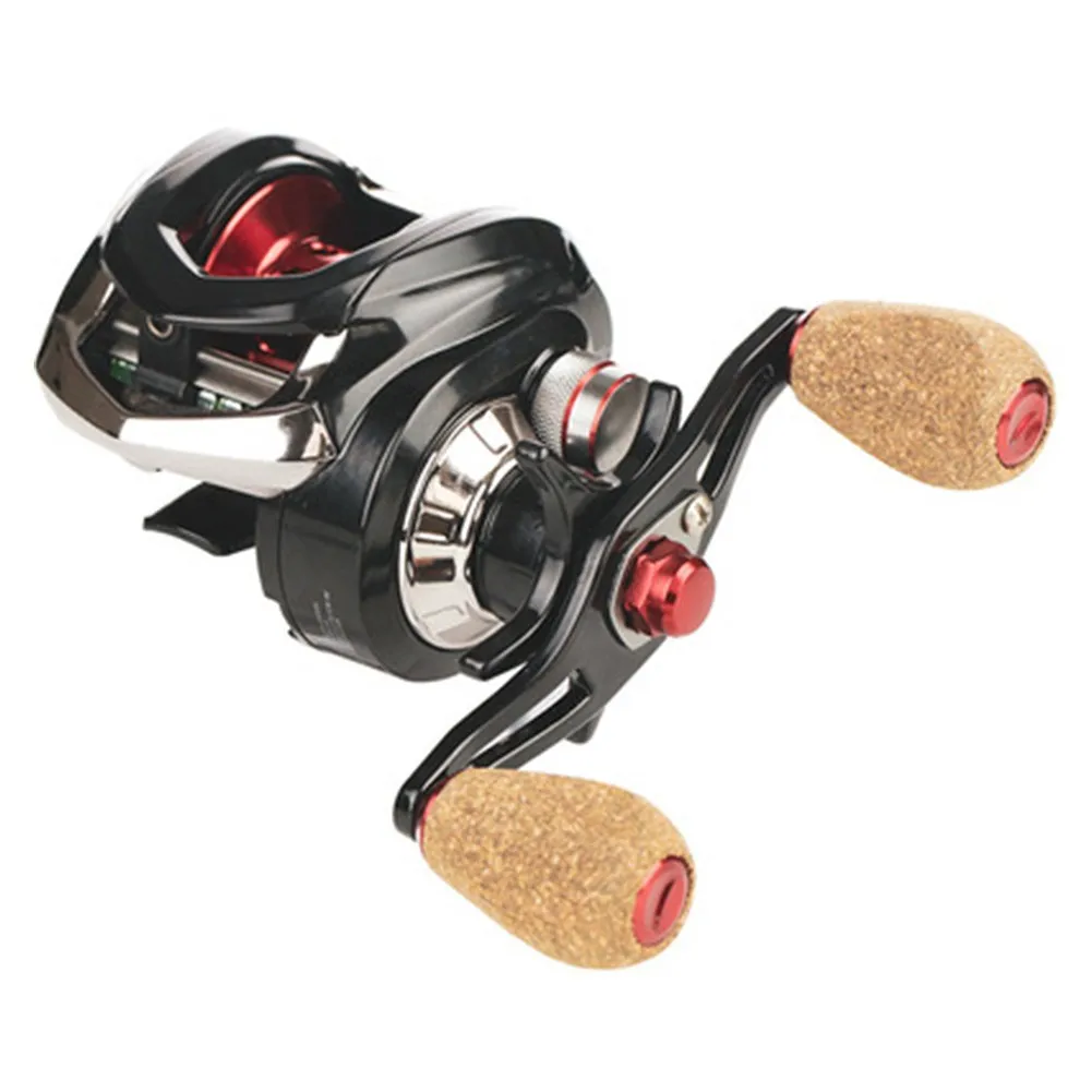 

7:1 Gear Ratio Super Smooth Baitcast Reel 5kg Max Drag Dual Brake System Fishing Reel Freshwater Saltwater Fishing Tackle Pesca
