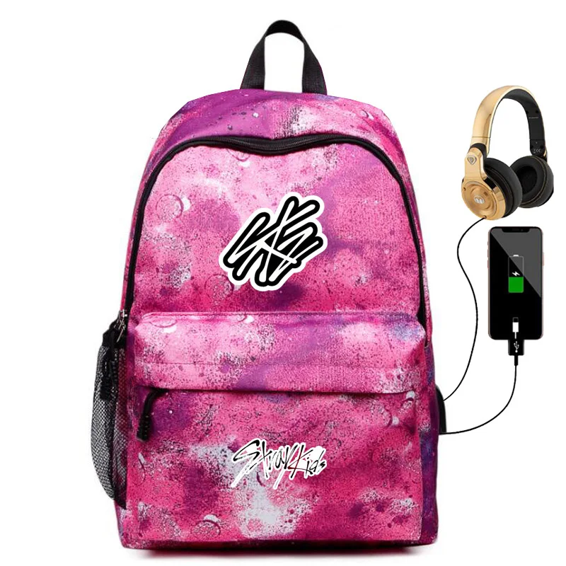 Желтый Деревянный рюкзак Kpop для детей и женщин вместительный дорожный ранец на